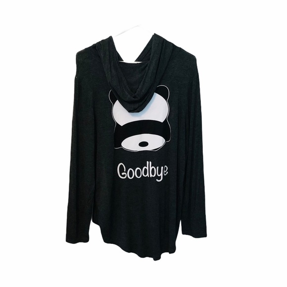 enough about me Panda hooded tee - Picture 6 of 6